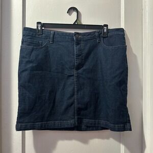 Riders by Lee Denim Midrise‎ Skirt in 18
